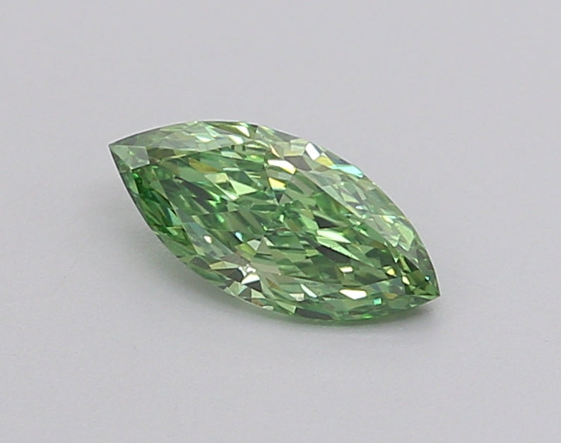 0.41 Carat Marquise Lab Diamond with  Cut Diamond in 14KT  view 1
