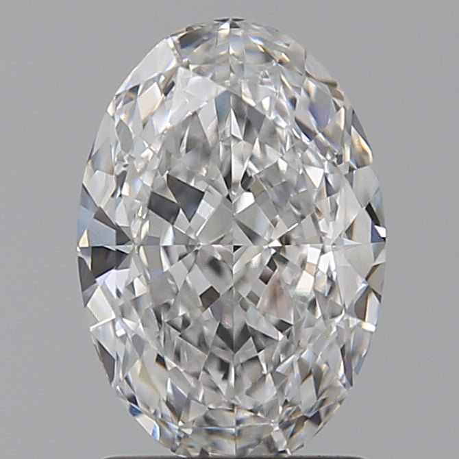 1.74 Carat Oval Lab Diamond with  Cut Diamond in 14KT  view 1
