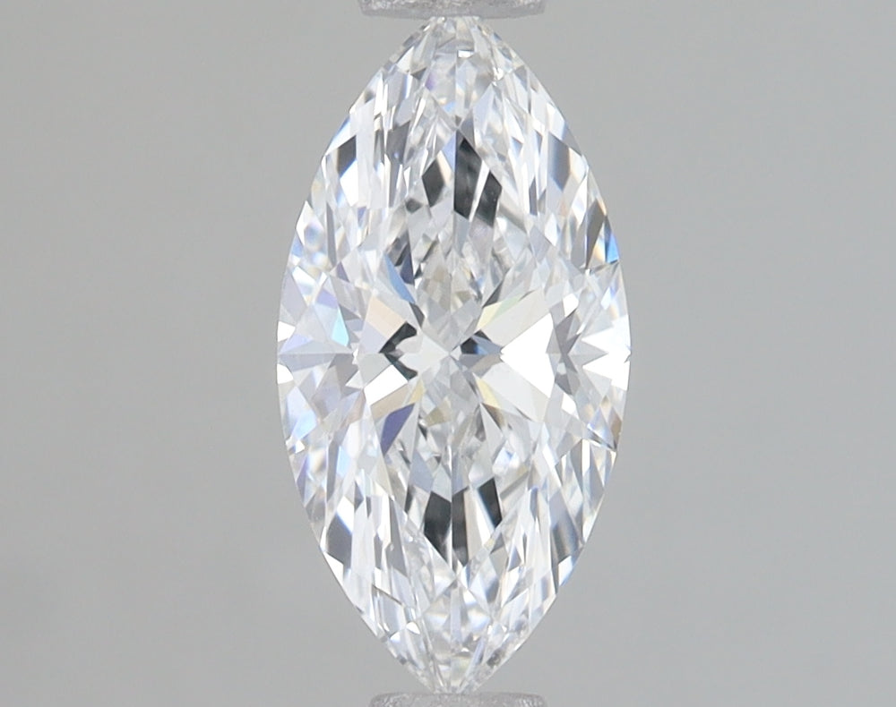 0.79 Carat Marquise Lab Diamond with  Cut Diamond in 14KT  view 1
