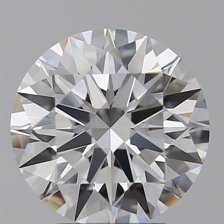 2.5 Carat Round Lab Diamond with  Cut Diamond in 14KT  view 1
