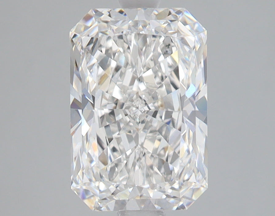 2.03 Carat Radiant Lab Diamond with  Cut Diamond in 14KT  view 1
