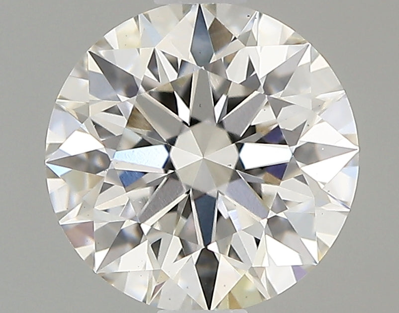 1.25 Carat Round Lab Diamond with  Cut Diamond in 14KT  view 1
