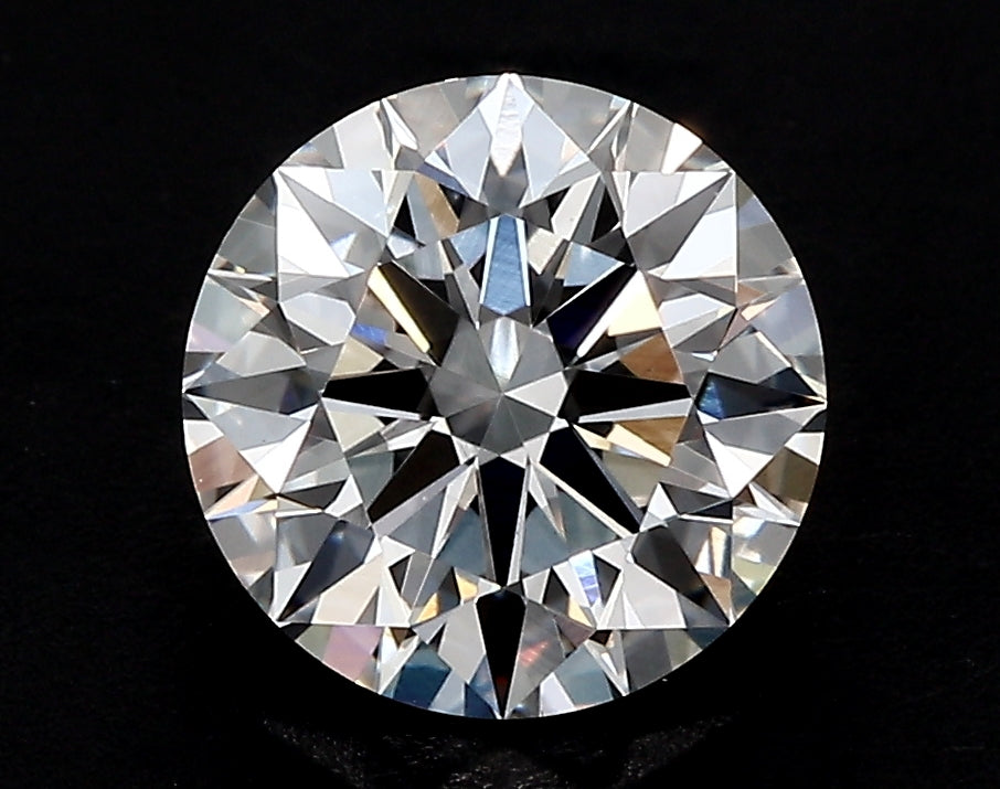 1.52 Carat Round Lab Diamond with  Cut Diamond in 14KT  view 1
