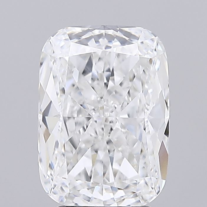 3.03 Carat Cushion Lab Diamond with  Cut Diamond in 14KT  view 1
