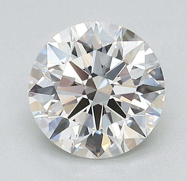 1.32 Carat Round Lab Diamond with  Cut Diamond in 14KT  view 1
