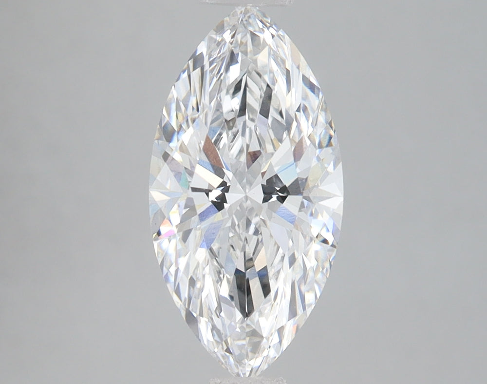 2.09 Carat Marquise Lab Diamond with  Cut Diamond in 14KT  view 1
