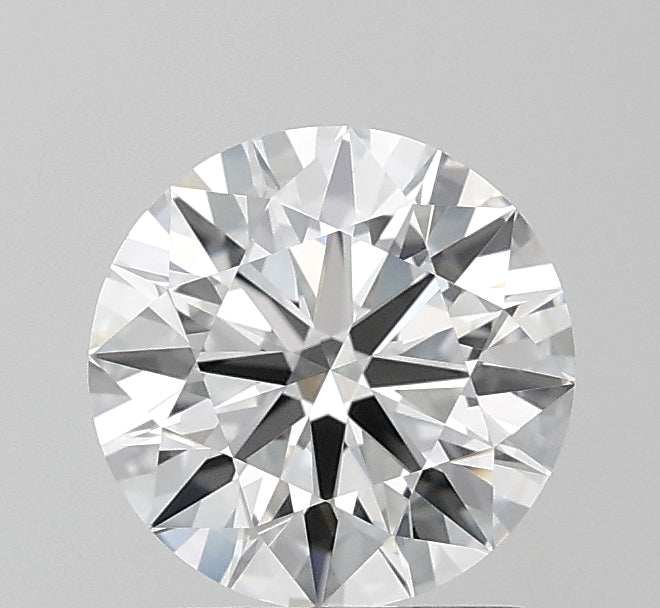 1.7 Carat Round Lab Diamond with  Cut Diamond in 14KT  view 1
