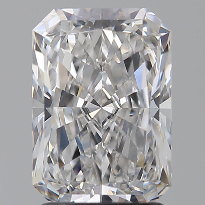 2.09 Carat Radiant Lab Diamond with  Cut Diamond in 14KT  view 1
