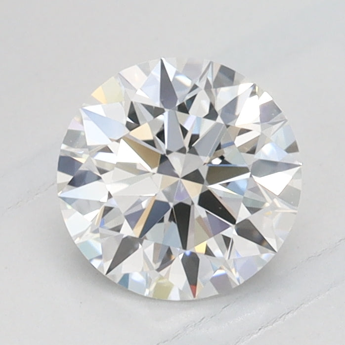 0.74 Carat Round Lab Diamond with  Cut Diamond in 14KT  view 1
