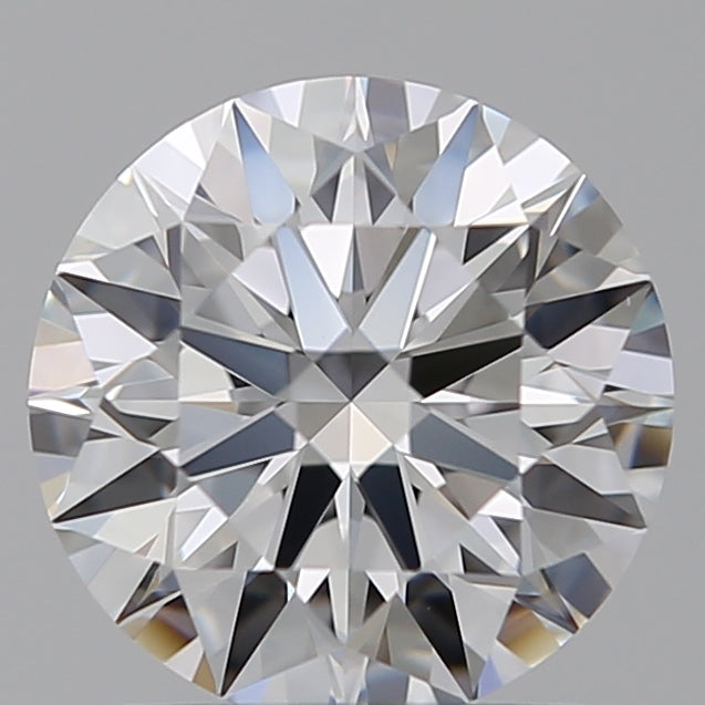 1.27 Carat Round Lab Diamond with  Cut Diamond in 14KT  view 1
