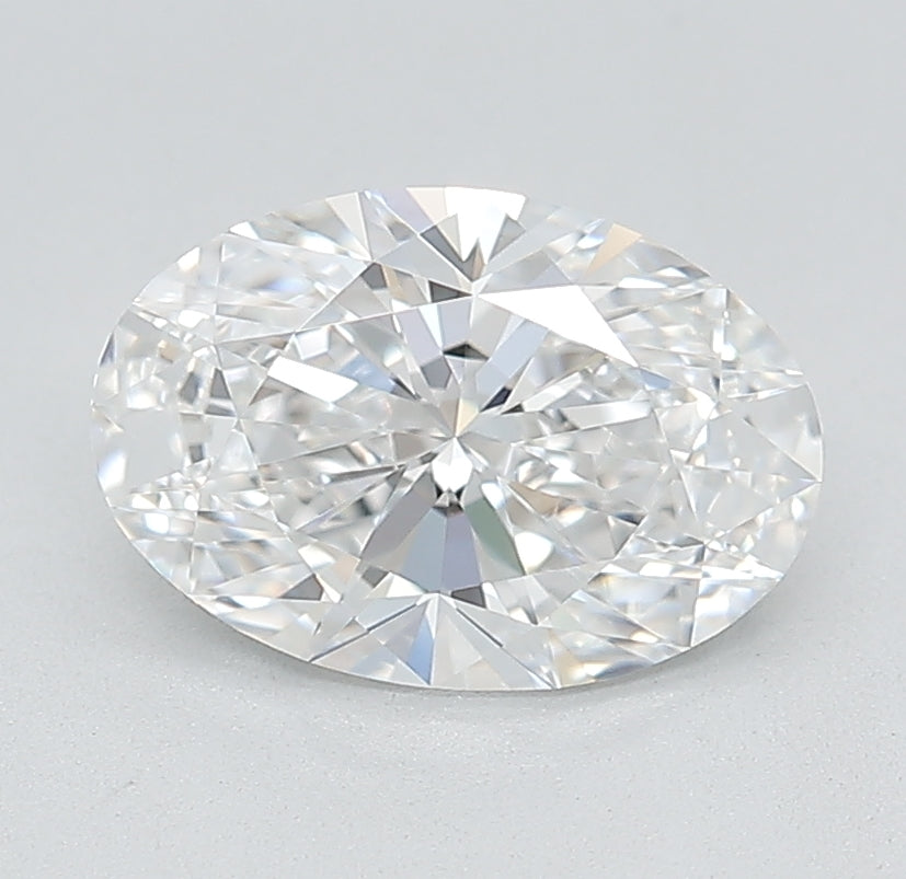 1.77 Carat Oval Lab Diamond with  Cut Diamond in 14KT  view 1
