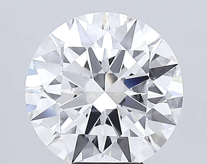 6.01 Carat Round Lab Diamond with  Cut Diamond in 14KT  view 1
