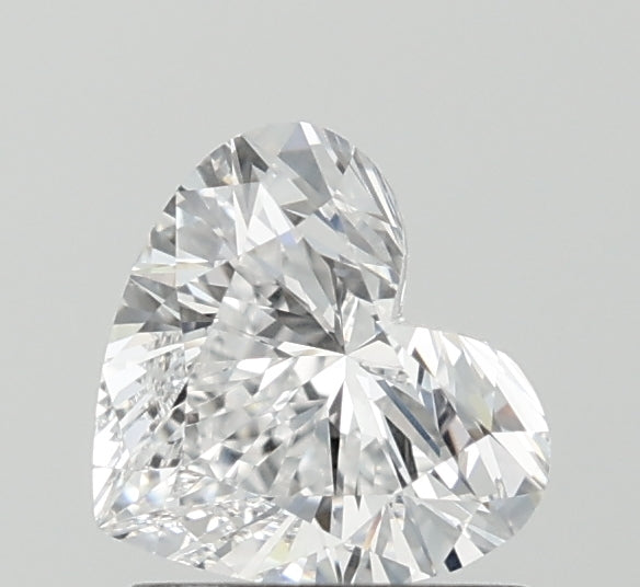 1.06 Carat Heart Lab Diamond with  Cut Diamond in 14KT  view 1
