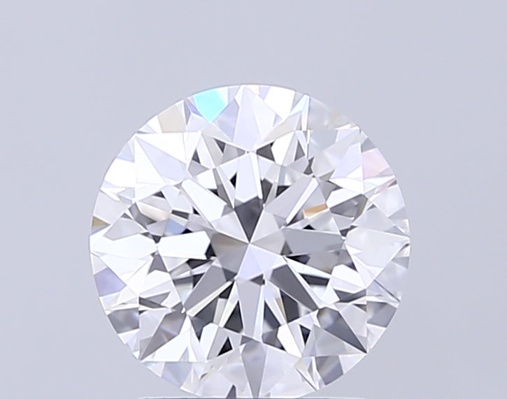 2.01 Carat Round Lab Diamond with  Cut Diamond in 14KT  view 1
