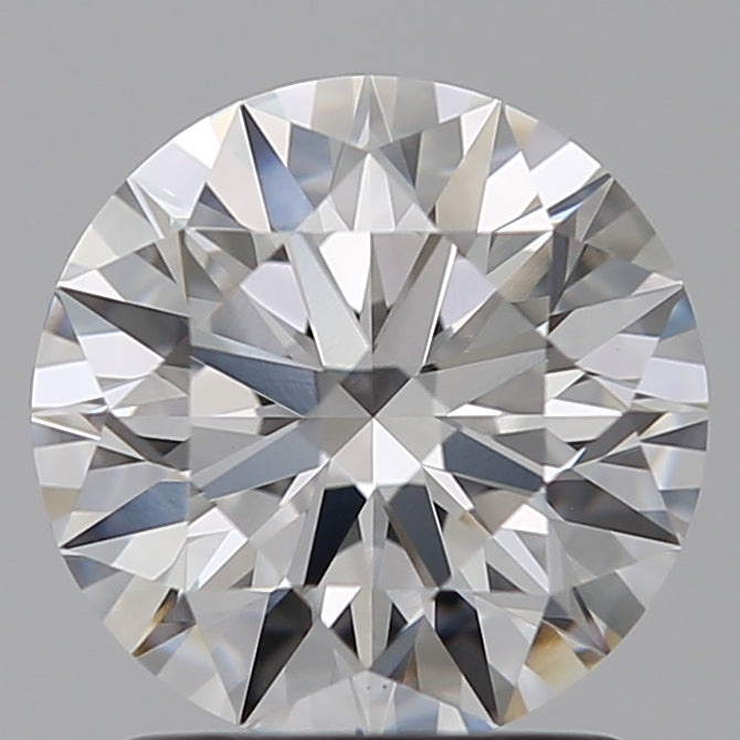 1.58 Carat Round Lab Diamond with  Cut Diamond in 14KT  view 1
