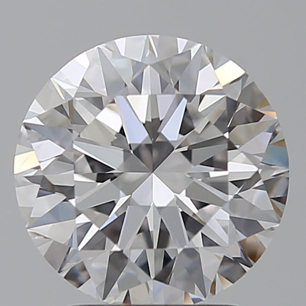 2.51 Carat Round Lab Diamond with  Cut Diamond in 14KT  view 1
