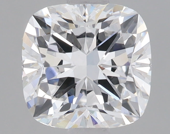 1.5 Carat Cushion Lab Diamond with  Cut Diamond in 14KT  view 1
