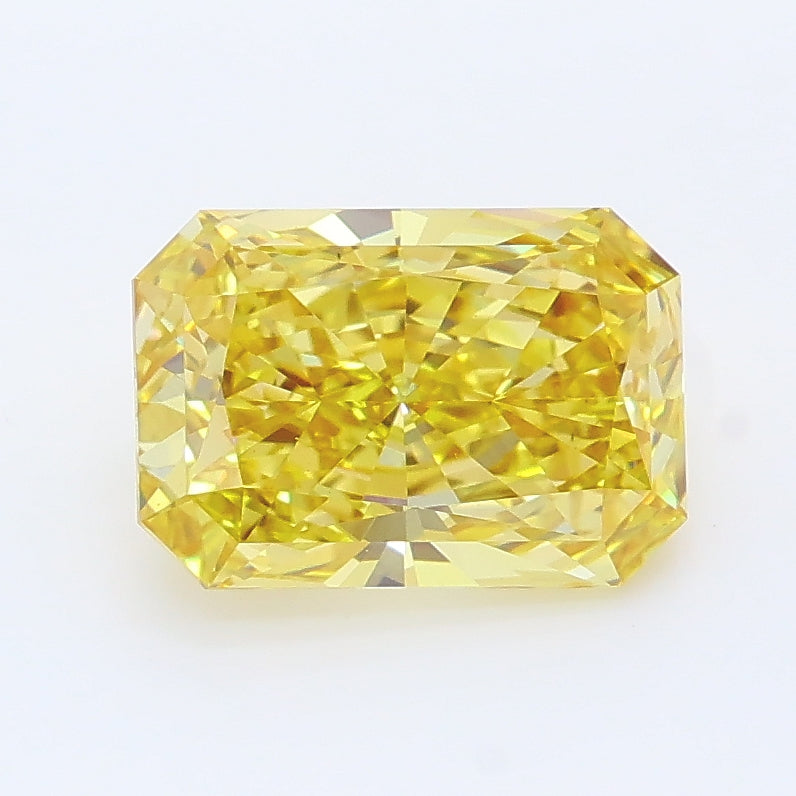 1.6 Carat Radiant Lab Diamond with  Cut Diamond in 14KT  view 1
