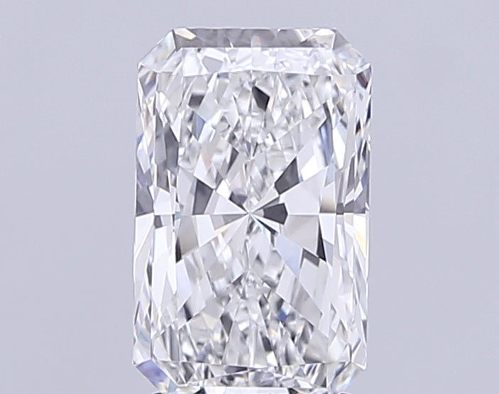 3.01 Carat Radiant Lab Diamond with  Cut Diamond in 14KT  view 1
