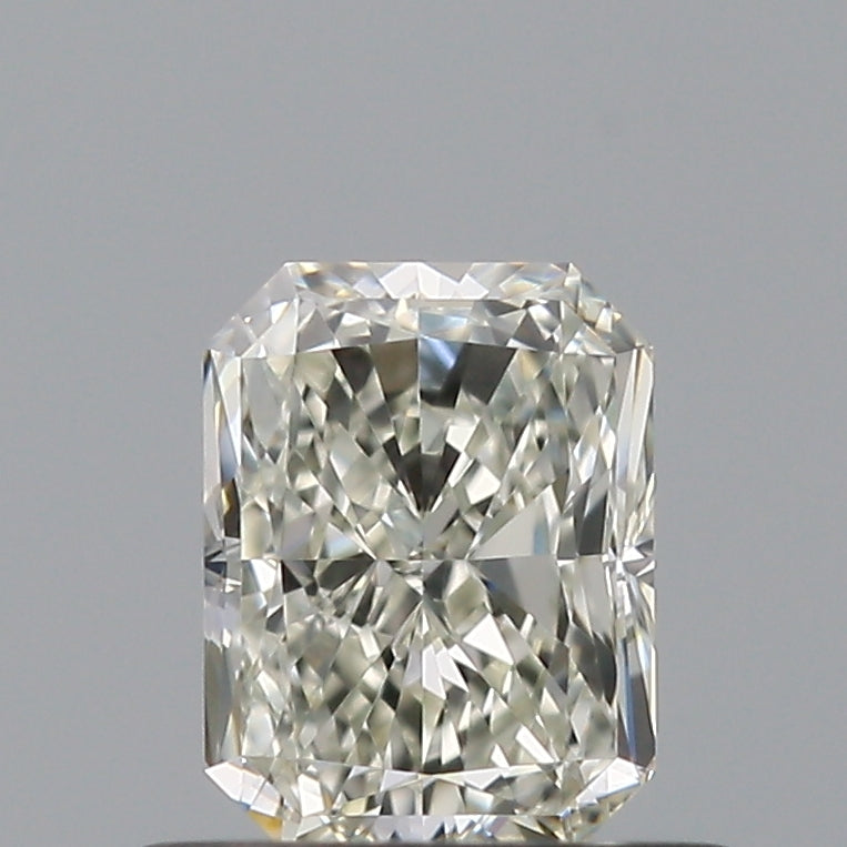 0.53 Carat Radiant Natural Diamond with  Cut Diamond in 14KT  view 1
