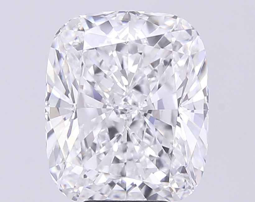 5.28 Carat Cushion Lab Diamond with  Cut Diamond in 14KT  view 1
