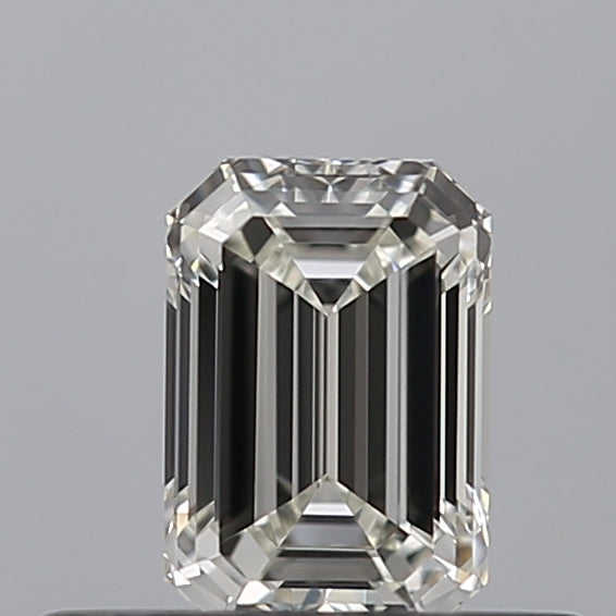 0.4 Carat Emerald Natural Diamond with  Cut Diamond in 14KT  view 1
