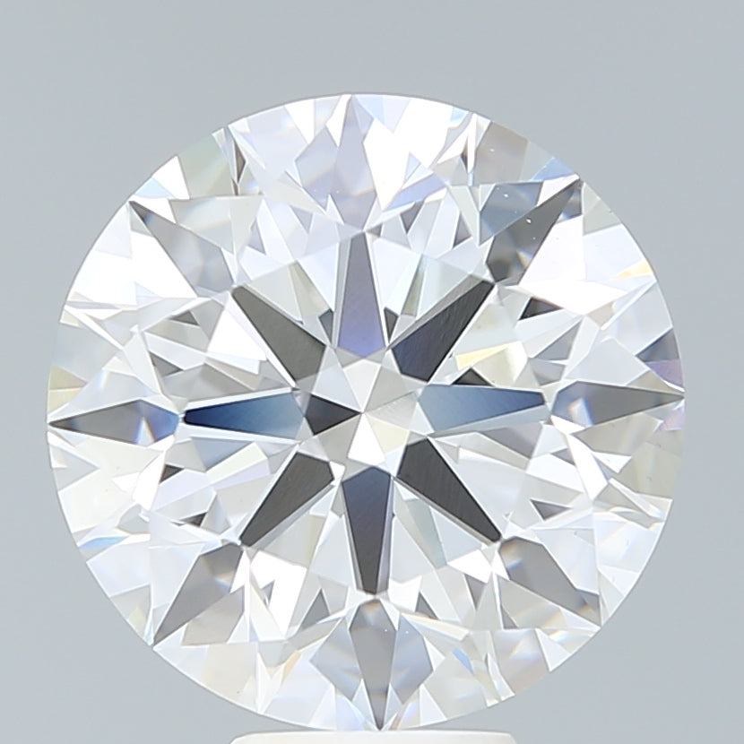 7.74 Carat Round Lab Diamond with  Cut Diamond in 14KT  view 1
