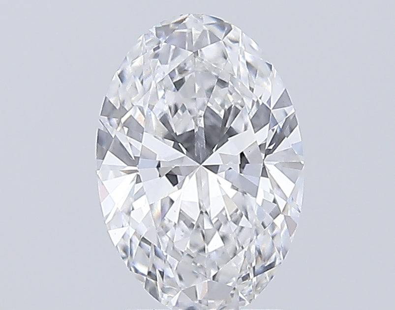 1.59 Carat Oval Lab Diamond with  Cut Diamond in 14KT  view 1
