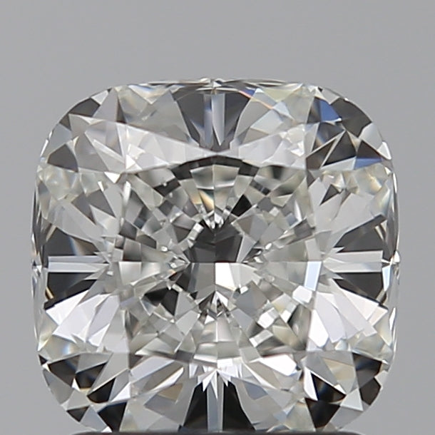 1.52 Carat Cushion Lab Diamond with  Cut Diamond in 14KT  view 1
