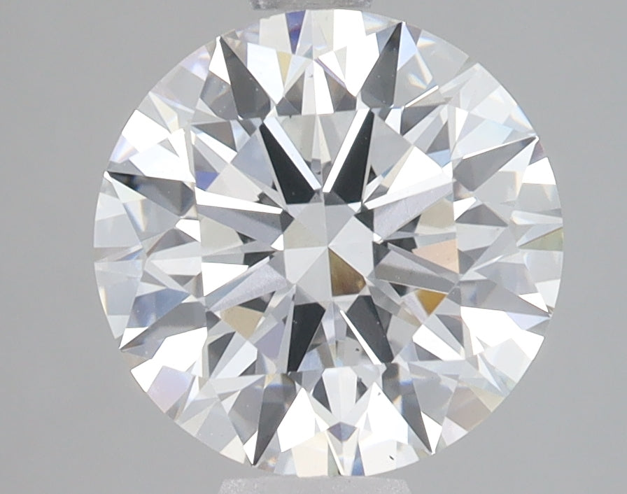 3.0 Carat Round Lab Diamond with  Cut Diamond in 14KT  view 1

