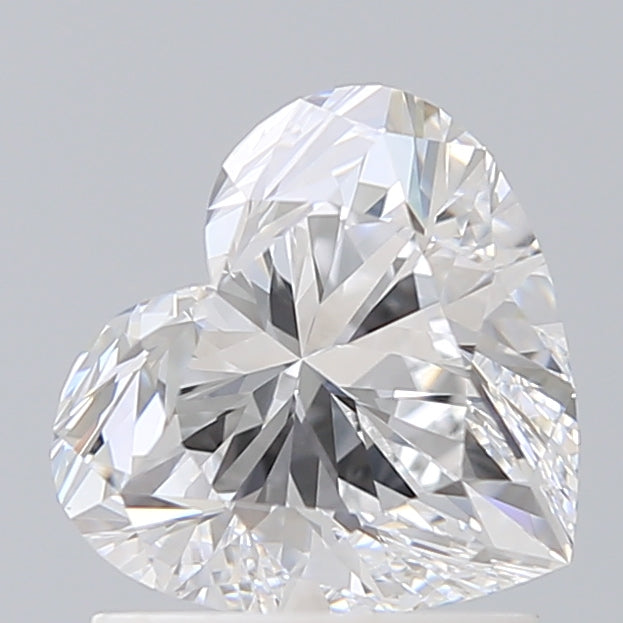 1.5 Carat Heart Lab Diamond with  Cut Diamond in 14KT  view 1
