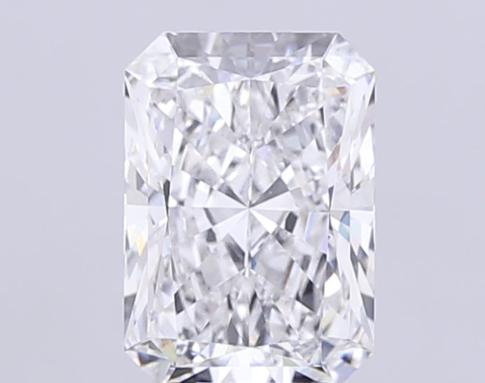 5.03 Carat Radiant Lab Diamond with  Cut Diamond in 14KT  view 1
