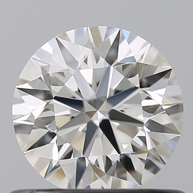 0.61 Carat Round Natural Diamond with  Cut Diamond in 14KT  view 1
