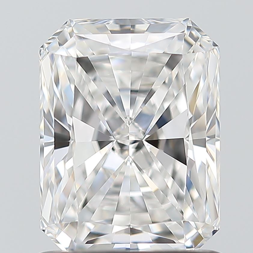 1.06 Carat Radiant Natural Diamond with  Cut Diamond in 14KT  view 1
