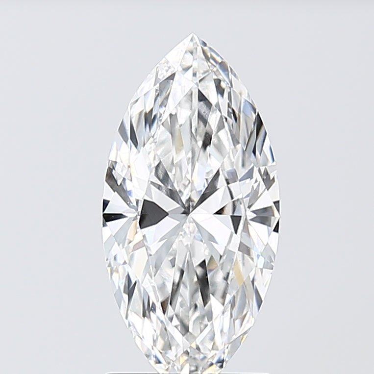 1.7 Carat Marquise Lab Diamond with  Cut Diamond in 14KT  view 1
