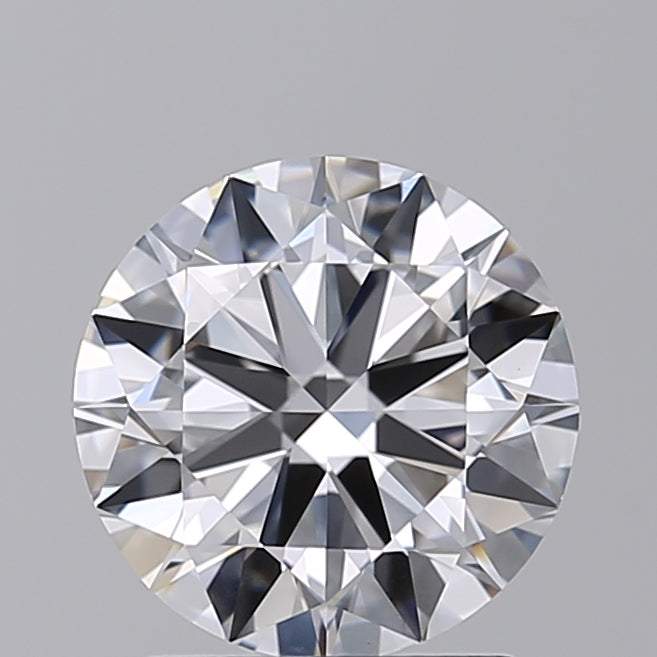 2.0 Carat Round Lab Diamond with  Cut Diamond in 14KT  view 1
