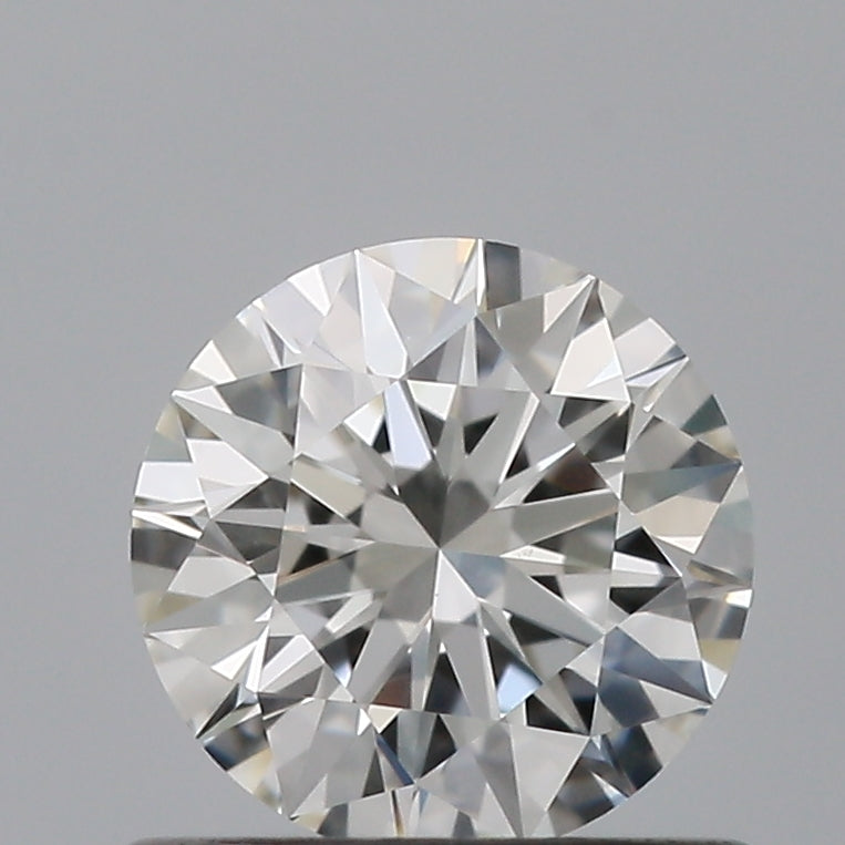 0.62 Carat Round Natural Diamond with  Cut Diamond in 14KT  view 1
