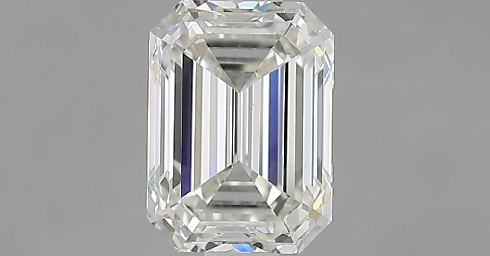 1.03 Carat Emerald Natural Diamond with  Cut Diamond in 14KT  view 1
