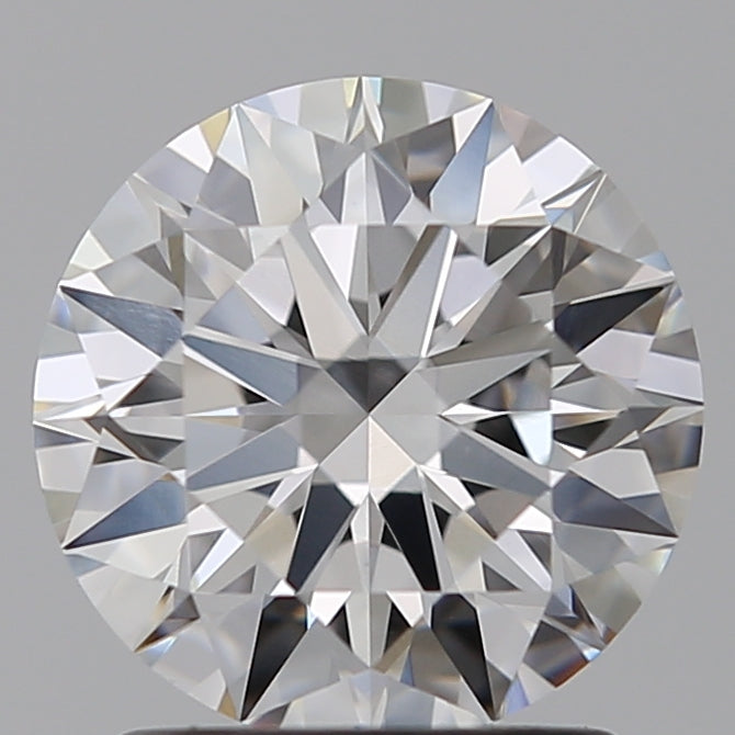 1.57 Carat Round Lab Diamond with  Cut Diamond in 14KT  view 1
