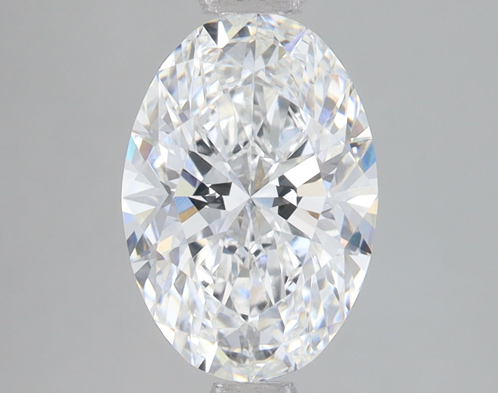 2.23 Carat Oval Lab Diamond with  Cut Diamond in 14KT  view 1
