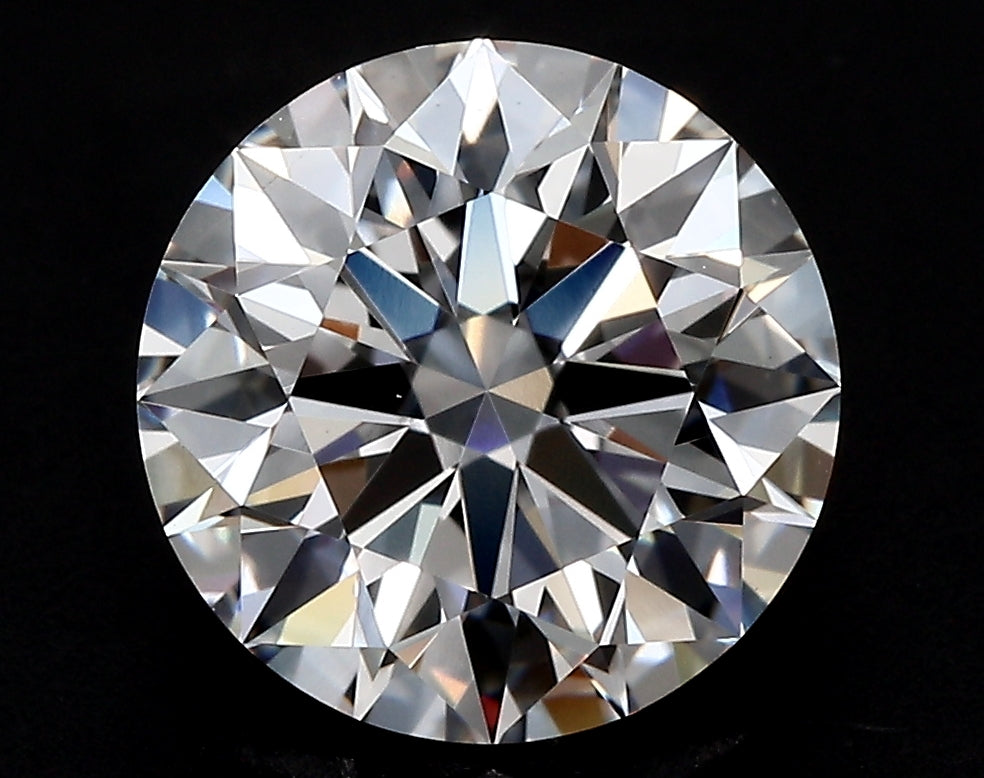 10.02 Carat Round Lab Diamond with  Cut Diamond in 14KT  view 1
