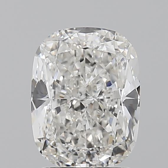 2.08 Carat Cushion Lab Diamond with  Cut Diamond in 14KT  view 1
