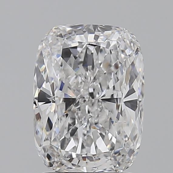 2.0 Carat Cushion Lab Diamond with  Cut Diamond in 14KT  view 1
