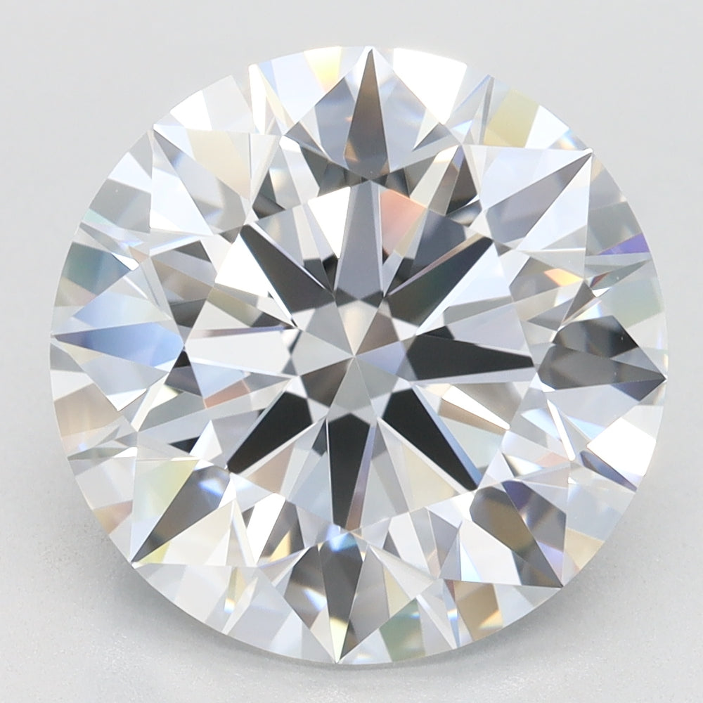 5.3 Carat Round Lab Diamond with  Cut Diamond in 14KT  view 1
