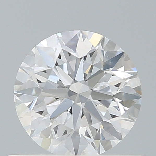 0.6 Carat Round Lab Diamond & 0.59 Carat Round Lab Diamond with  Cut Diamond in 14KT  view 1

