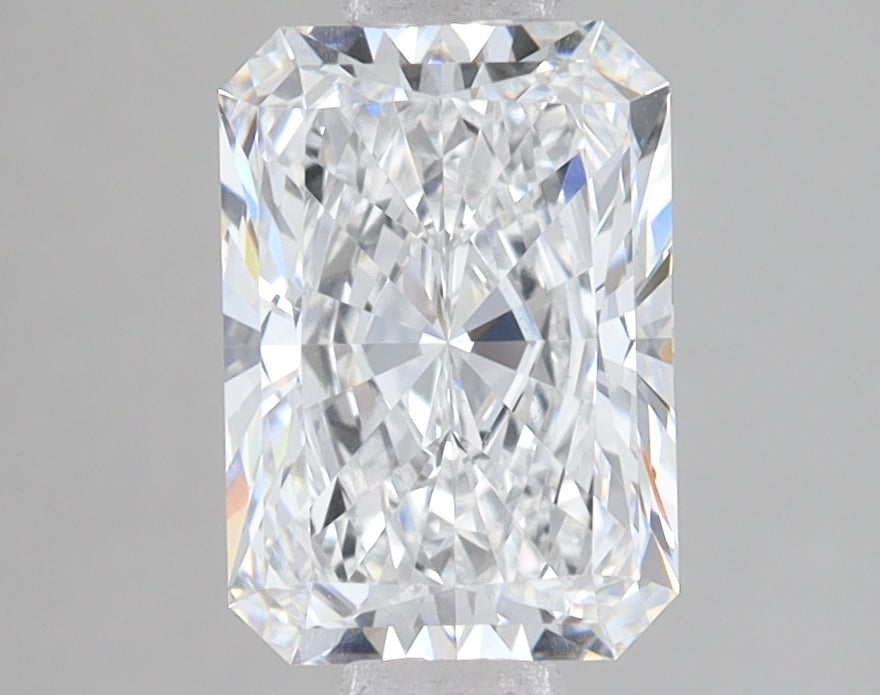 1.96 Carat Radiant Lab Diamond with  Cut Diamond in 14KT  view 1

