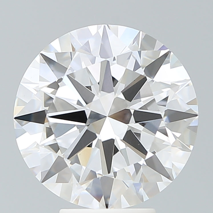 5.75 Carat Round Lab Diamond with  Cut Diamond in 14KT  view 1
