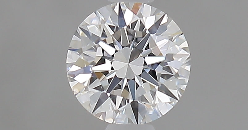 0.53 Carat Round Natural Diamond with  Cut Diamond in 14KT  view 1
