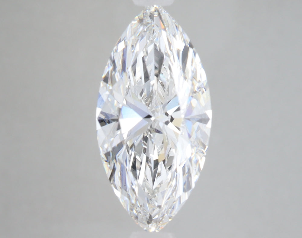 3.0 Carat Marquise Lab Diamond with  Cut Diamond in 14KT  view 1
