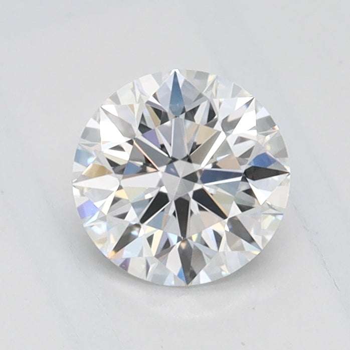 0.51 Carat Round Lab Diamond with  Cut Diamond in 14KT  view 1
